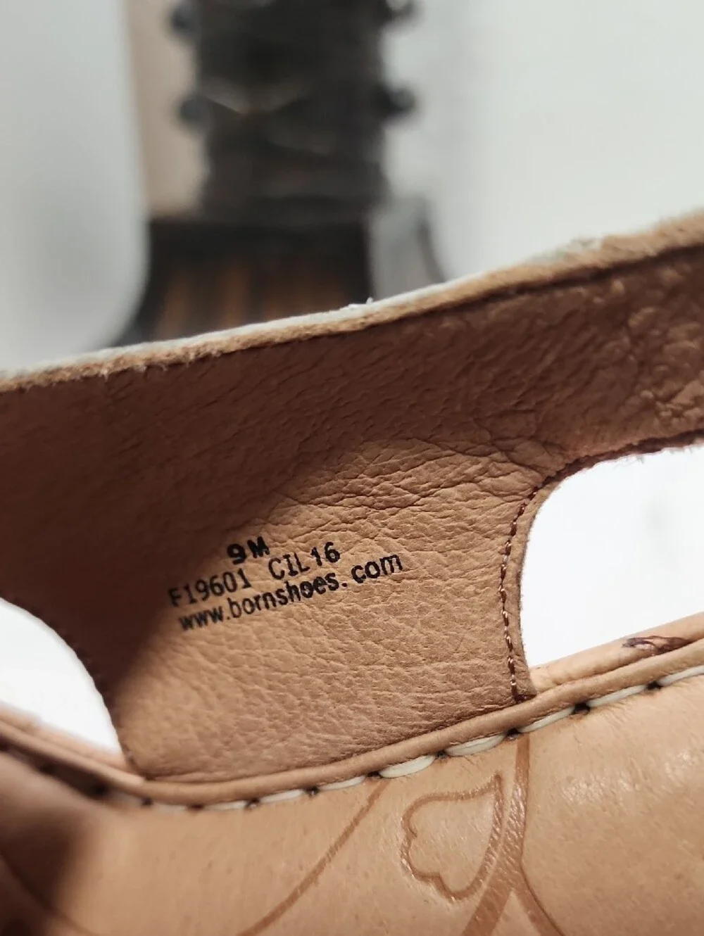 Born White Leather Cork Wedge Sandals with Crisscross Straps